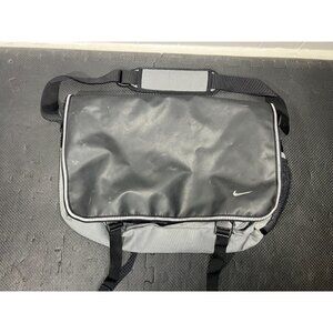 Vintage 2000’s Nike Canvas Shoulder Messenger Bag Nylon/Poly Laptop Black